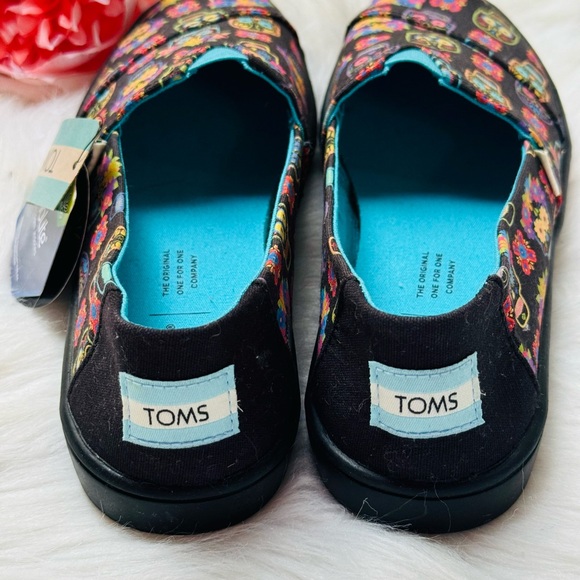 Toms Alpargata Cupsole Day Of The Dead Slip On Shoes - Picture 4 of 5